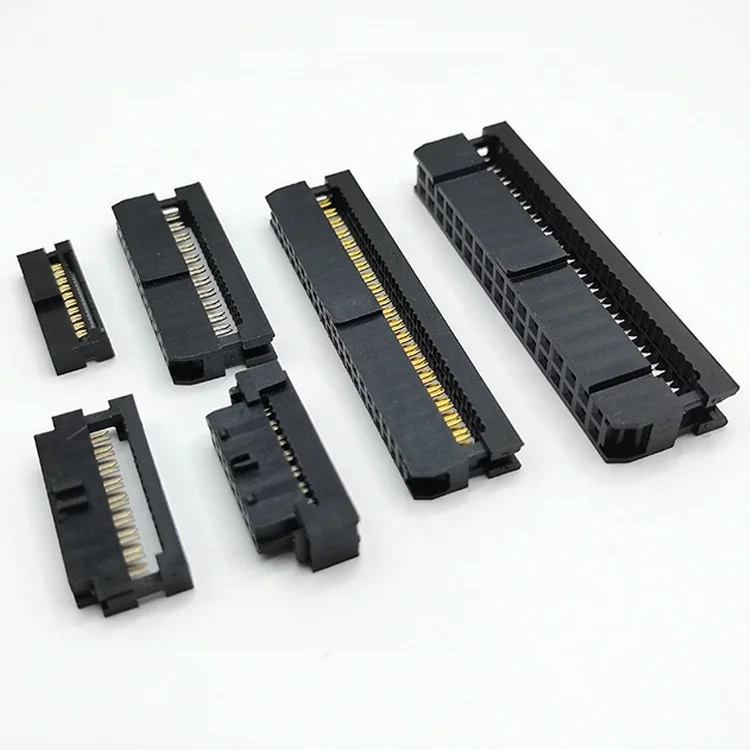 Guangdong Shenzhen 1.27 2.0 254mm 40pin 10 14 20 32 pin idc socket wire flat ribbon cable fc/fd 20p connector