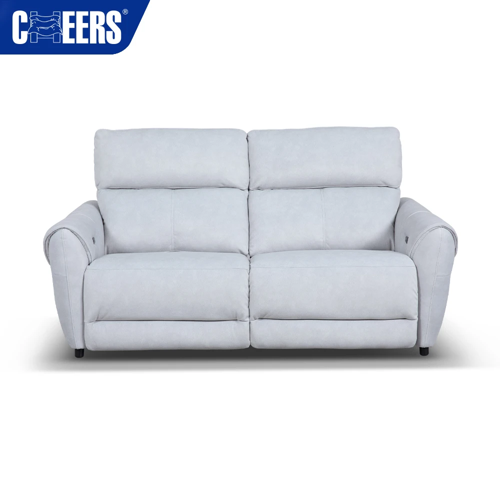 CHEERS Luxury Living Room Sofa Set Furniture Sectional Recliner Sofa Comfortable Fabric 2 Seats Customizable Combination Couch