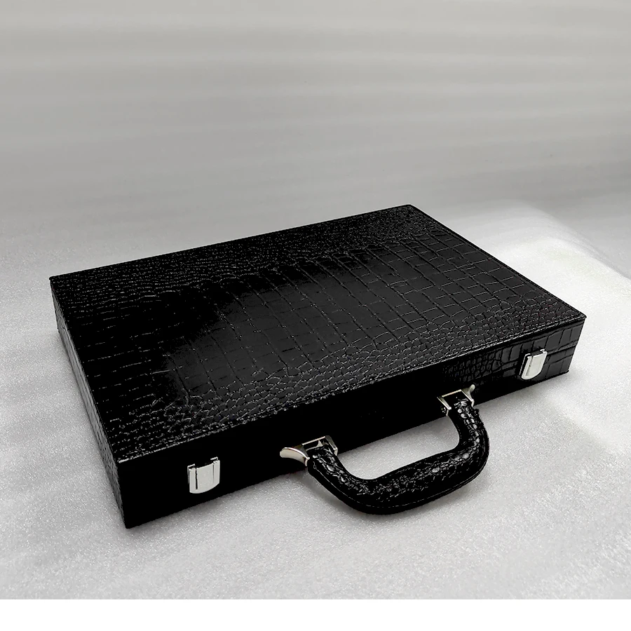 Premium Leather handmade Retro Vintage Suitcase Classical Luggage Box , Steamer Trunk