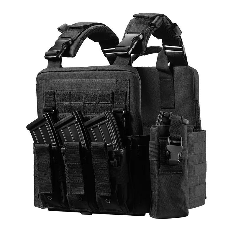 Heavy Duty Plate Carrier Adjustable Oxford Protective Armour Tactical Vest with Molle System