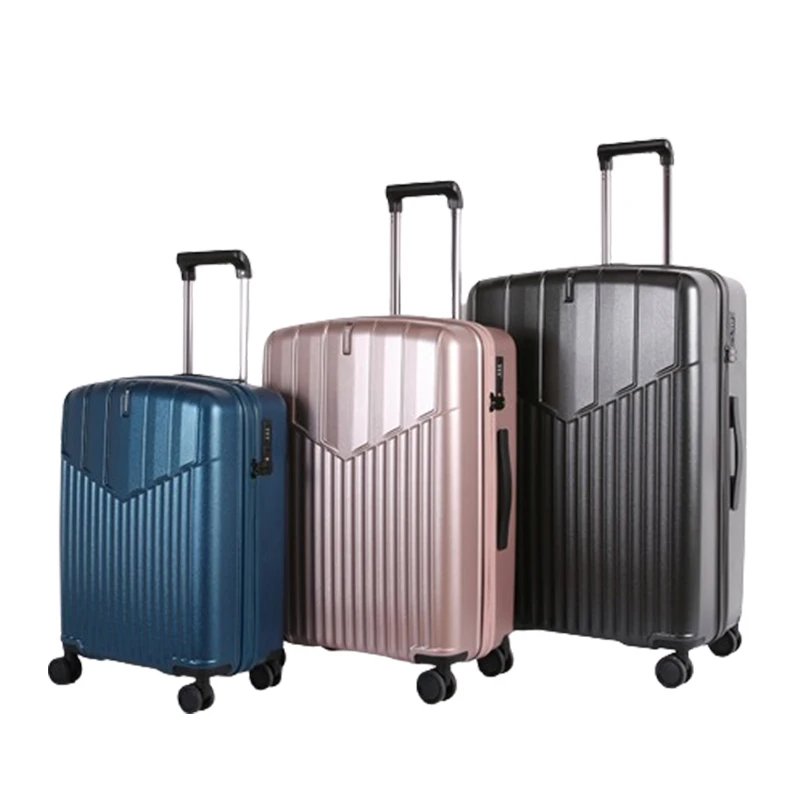 Custom Carryon Waterproof ABS PC Material Hard Shell Wheels Suitcase Luggage Set