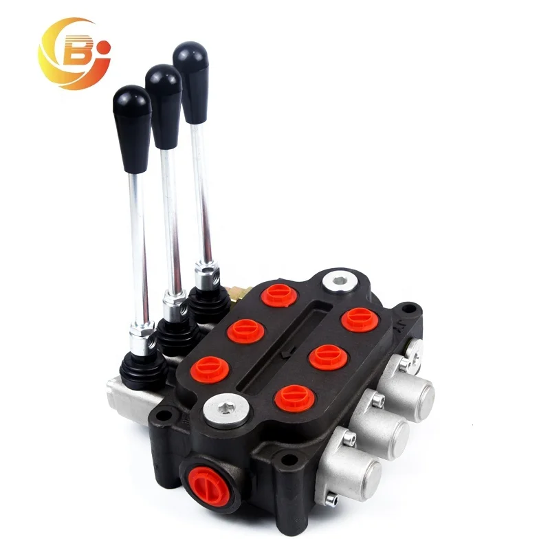 Interchangeable Spools Hydraulic Remote Control Valve Hydraulic Pilot Valve
