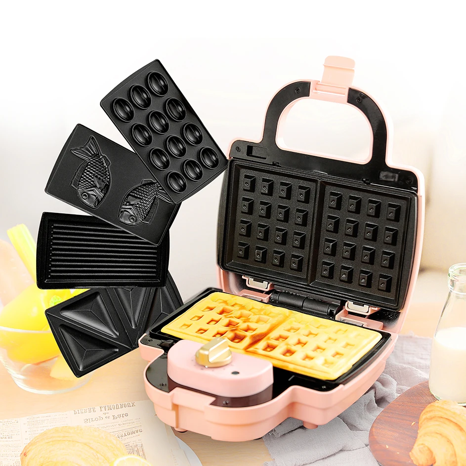 Hot Sale Professional High Quality Breakfast Sandwich Makers 4 Slices Maker 3 in1 China