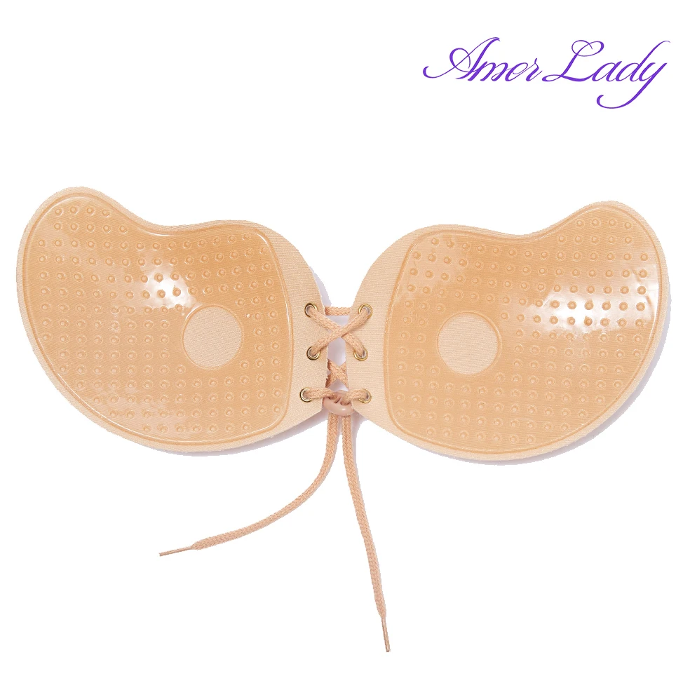 Sexy style Invisible girls sexy nipple bra Adhesive silicone bra Nipple cover