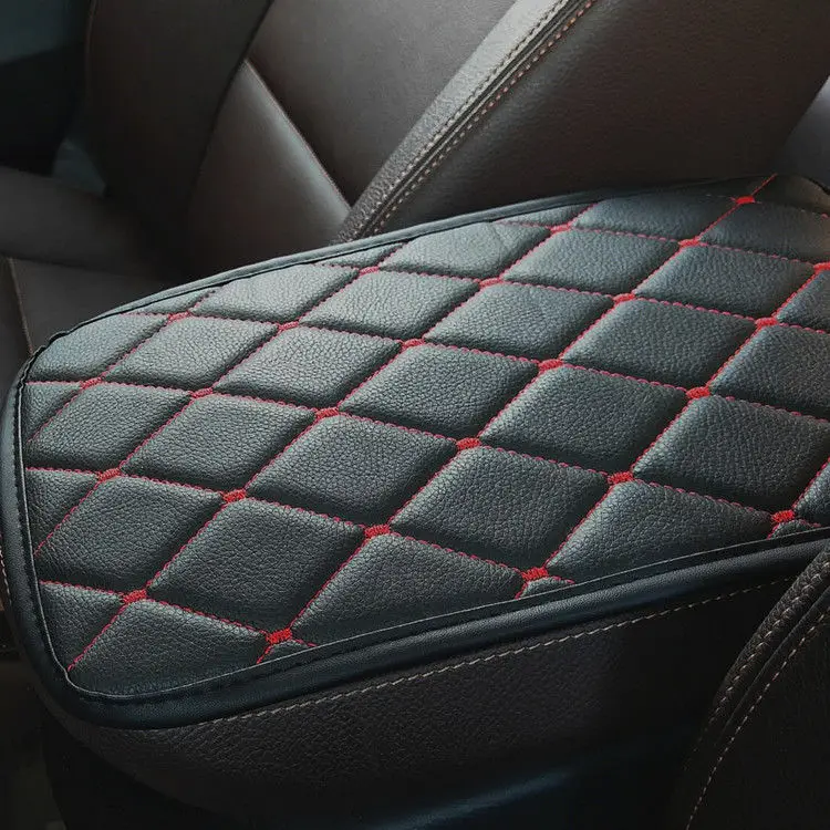 car accessories 2022 leather armrest box pad cushion universal fit sizes for mercedes benz bmw audi toyota honda kia hyundai