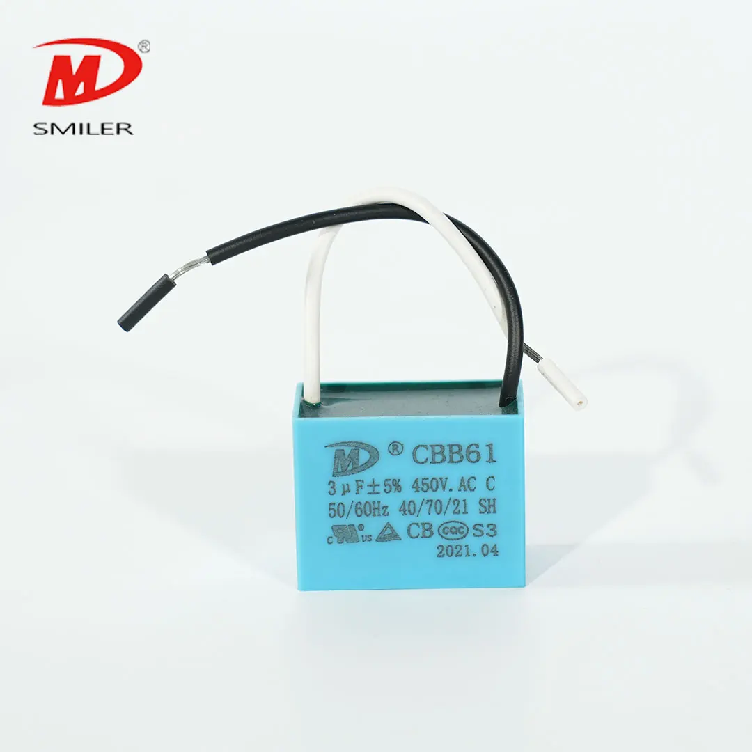 500vac capacitor cbb61 3uf 4uf 5uf 8uf Capacitor 350vac 40 85 21 50 60hz cbb61 fan capacitor