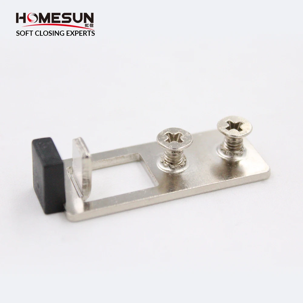 Soft Closing Hanging Sliding Door Hardware Roller Damper Set With Track Rail