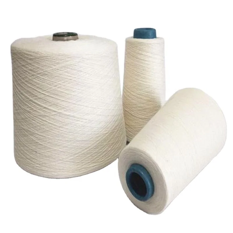 Manufacturer Raw White 100% Cotton Compact Combed Yarn Ne 30s 40s 50s 60s 80s Cotton Yarn