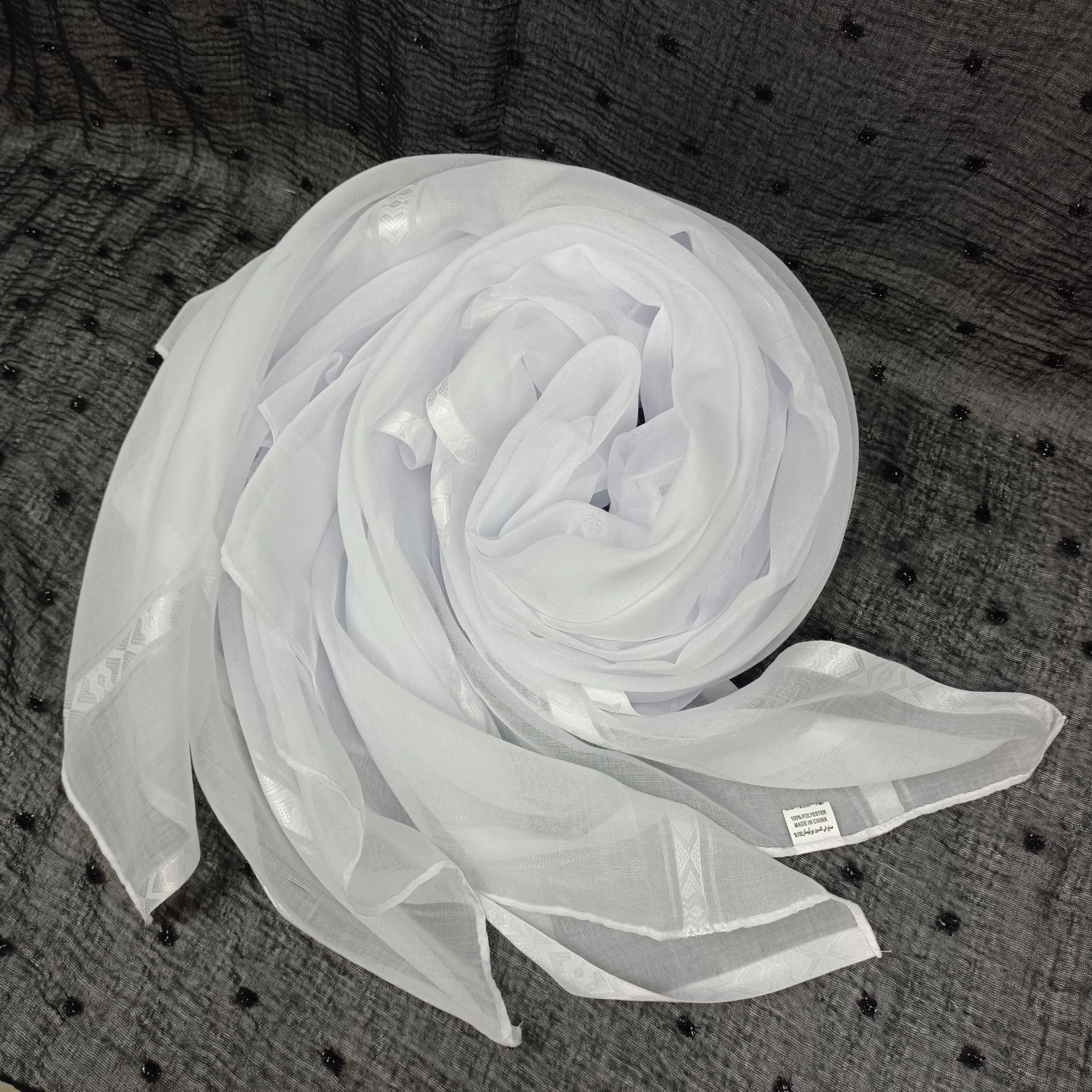 white shemagh yashmagh men Palestinian Keffiyeh Muslim hijab printed square scarf Arab Dubai Saudi Arabian headscarf turban