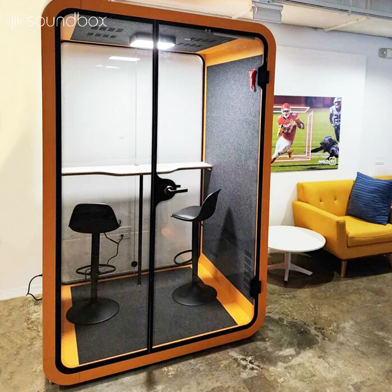 New Fashion Vocal Booth Soundbox Recording Booth For Sale Noise Reduce Soundproof Booth Office