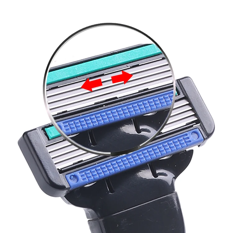 GOODMAX Razor Manufacturer High Quality 4 Blades Stainless Steel Facial Razor Men Shaving Razor