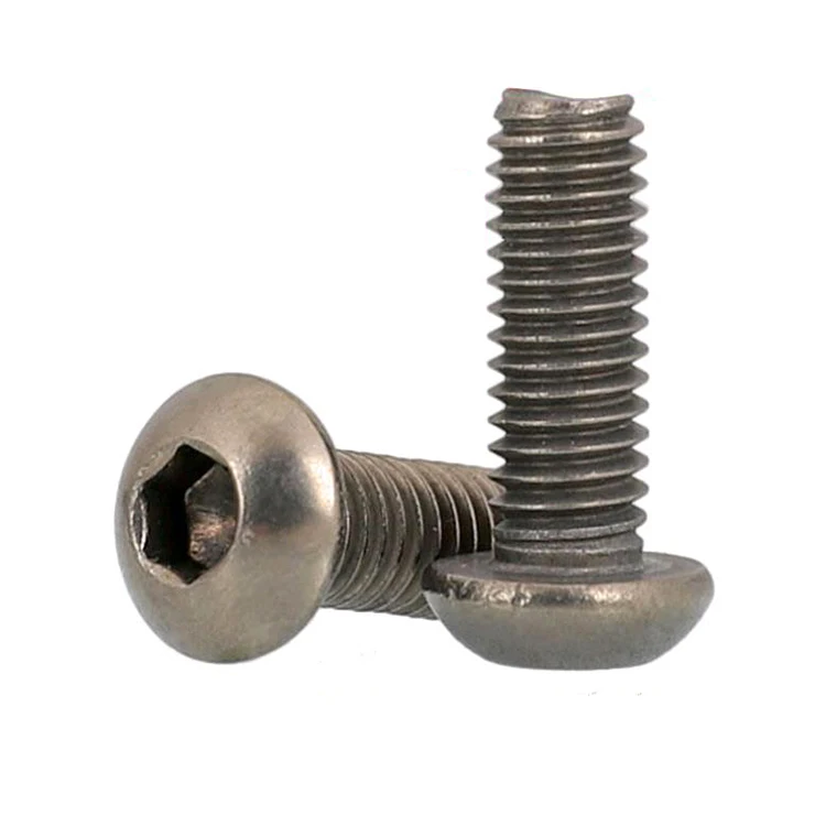 M3 M4 M5 M6 Titanium Button Head Hexagon Socket Mushroom Screws