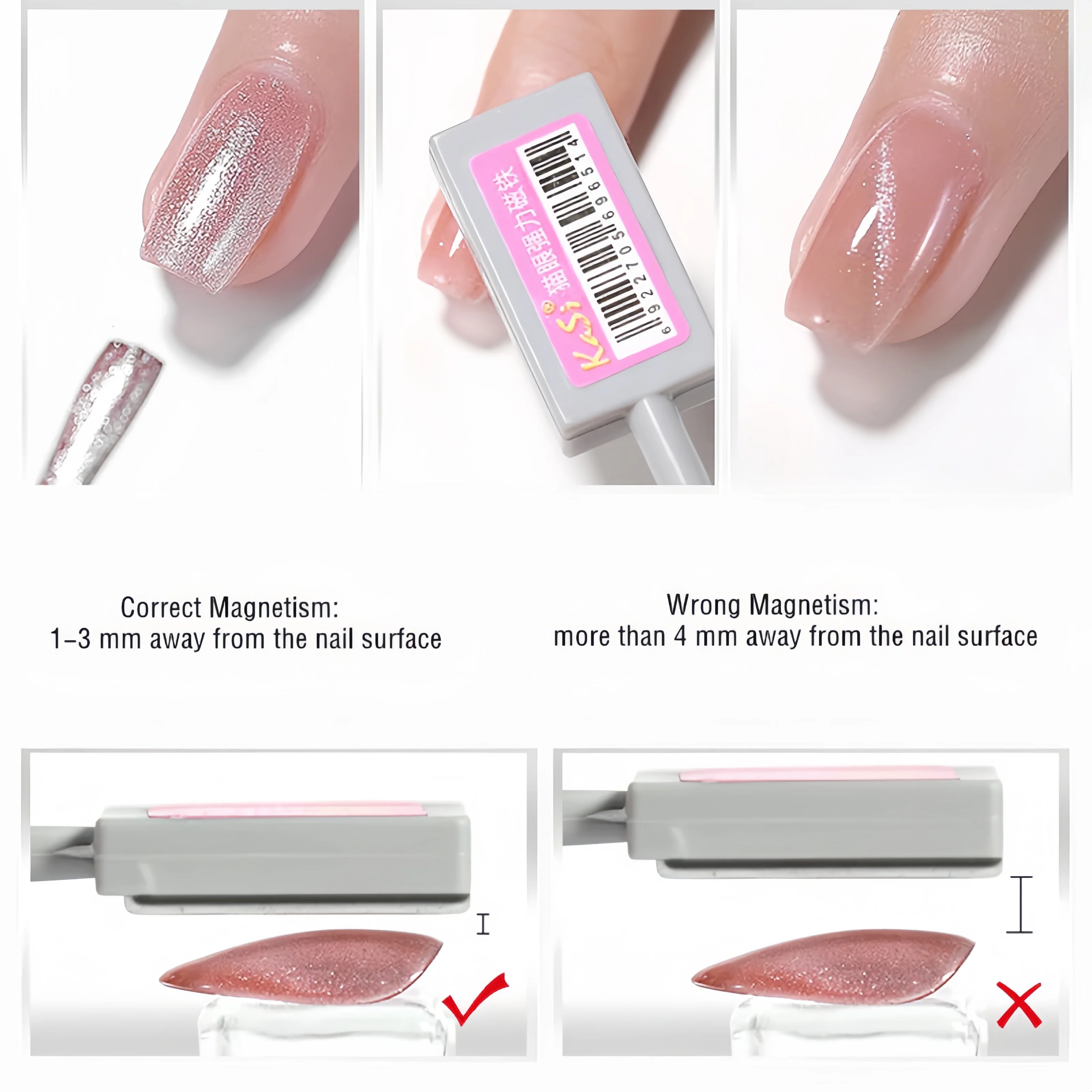 Magnet Bar For Cat Eye Nails Magnet Stick Flower Stripe For Magnetic Uv Gel Polish Tool Set Kit Strong Magnetic Force