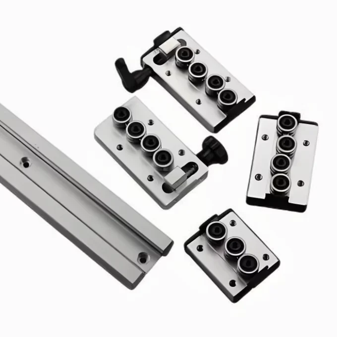 SGR Built-in Double Axis Roller linear guides Series SGR10 SGR15 SGR20 SGR25  35 Double Axial Core Linear Guide for CNC Machine