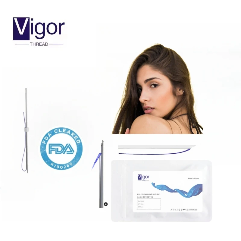 ENNA korean pdo powder molding fishbone cog 8d 18g 100mm 21g 100mm sharp and pdo thread nose certificate