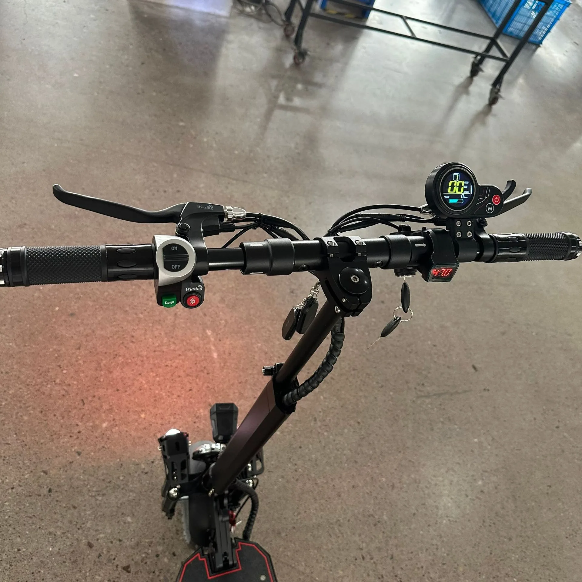 1200W 48V Powerful Adult Electric Scooter 11 InchAll Terrain Mountain scooters Speed 32MPH Foldable city scooter electric