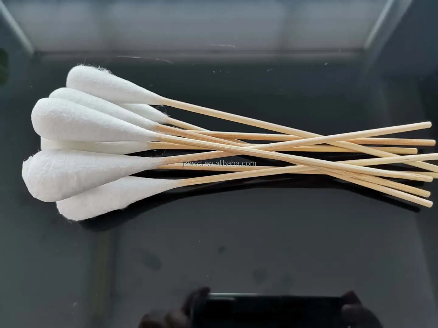 Bamboo Stick Organic Qtips Extra Large Head Cotton Swab