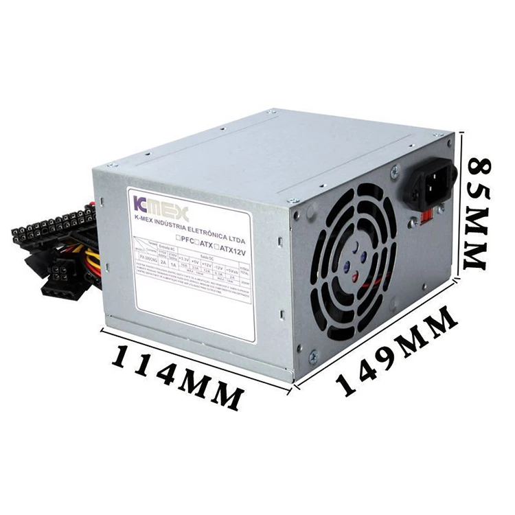  Высокоэффективный компьютер ATX 500 Вт источник питания 80 + блок широкого напряжения для настольного