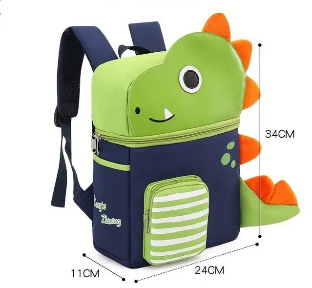 SY 2021 Hot Selling Kid cartoon School Bags with Anti loss traction rope Waterproof Large capacity Backpack for children