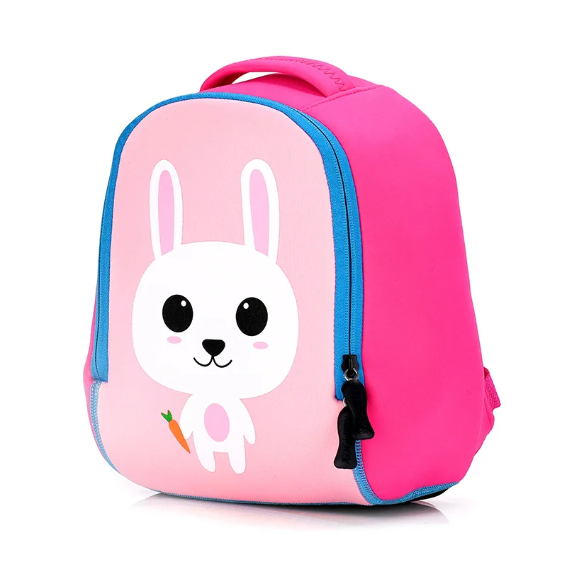 
2019 New Design Waterproof Neoprene 3D Cartoon Kids Backpack School Bag 