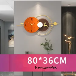 Wholesale European Abstract Simplicity Light Luxury Creative Fashion Wall Clock for Living Room