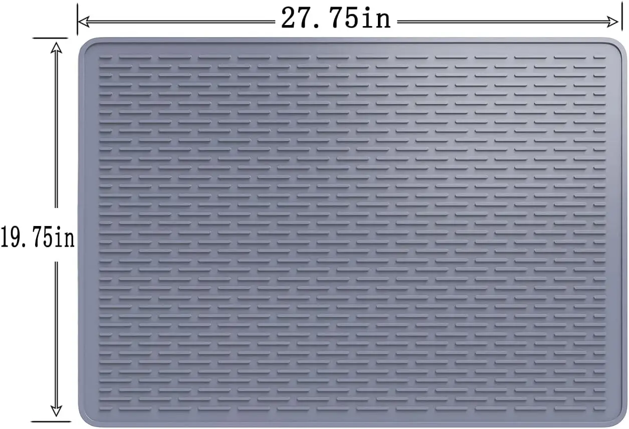 Extra Large Silicone Dish Drying Mat Glass Top Stove Mat For Electric Stove Silicone Stove Top Cover