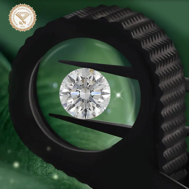 IGI Certificate 0.5ct 1ct 1.5ct 2ct 3ct E Color Wholesale Loose certified Lab Created Diamant HPHT CVD Lab Grown Diamond