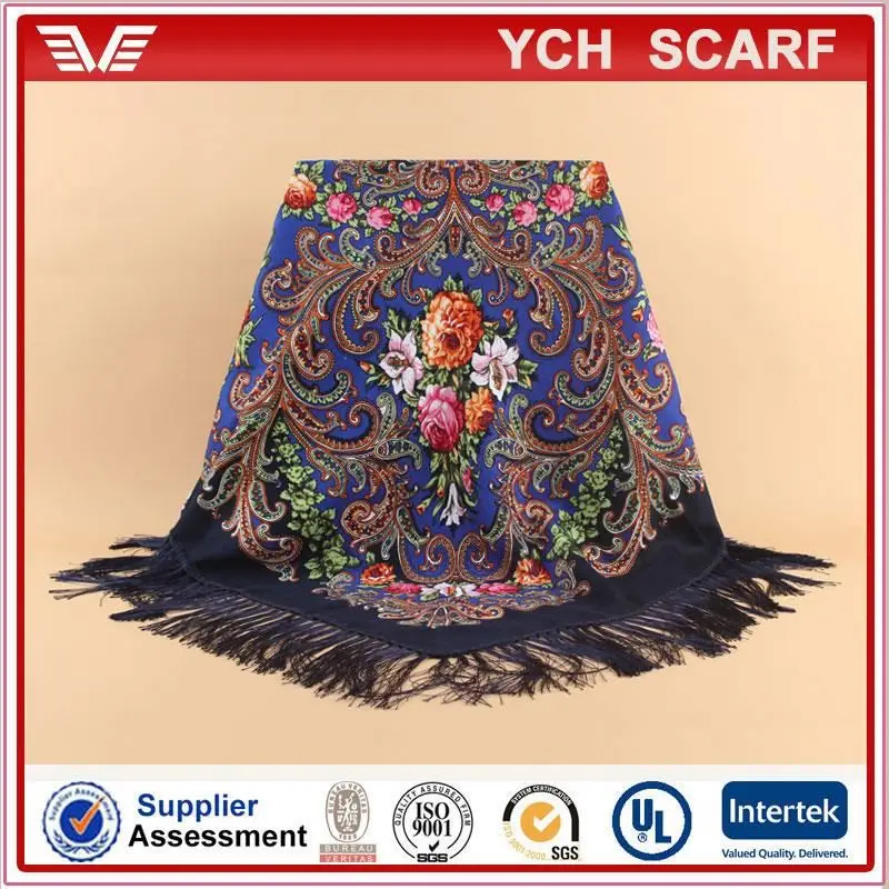 Multi color in ready fashionable women russia scarf