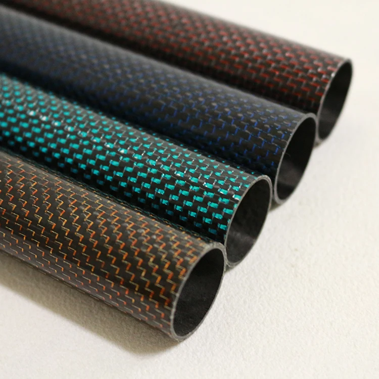 Customized Aramid Fiber Tube  Fibra De Carbone 3k Carbon Fiber Tube 20mm 30mm 40mm 50mm