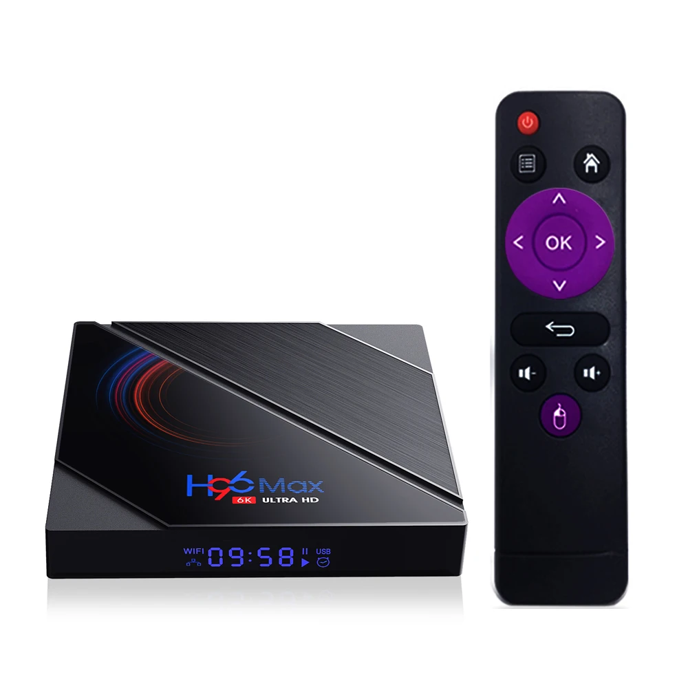 H96 max Android TV Box Allwinner H616 Smart Android 10 5G Wifi 2GB 4GB Ram 16G 32GB 64GB Rom Smart TV