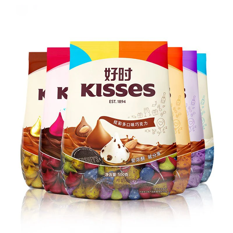 Water Droplet Almond Milk Chocolate 500g Joyful Candy Office Popular Snack Candy