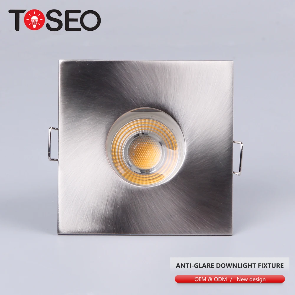 12 В 50 Вт mr16 алюминиевого сплава галогенные глубокую яму Встраиваемый светодиодный потолочная лампа