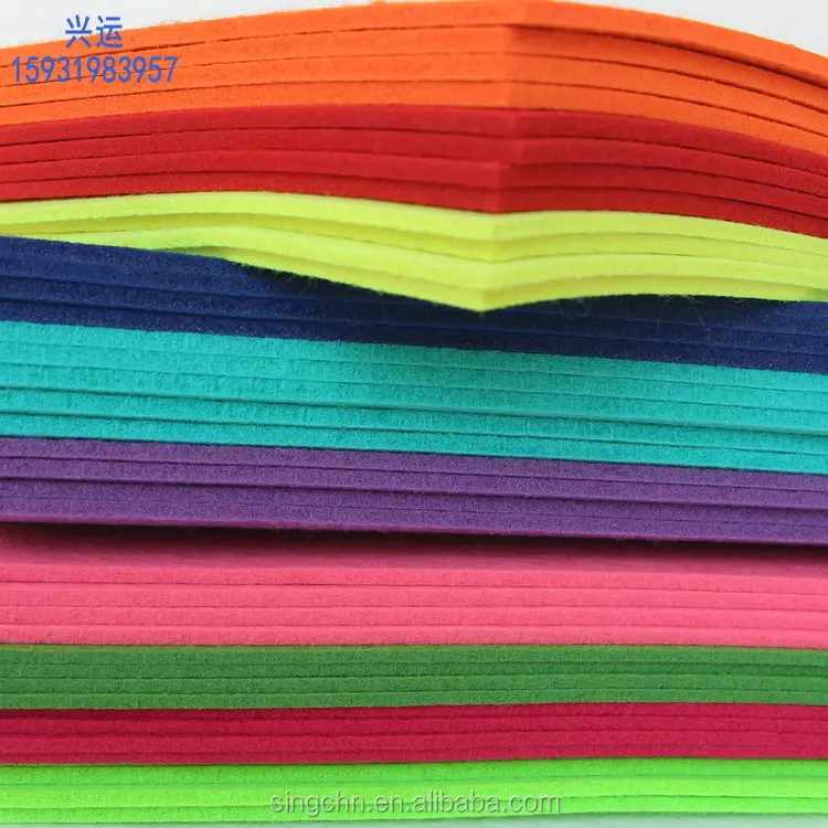 DIY handwork material package  various color non woven felt sheet