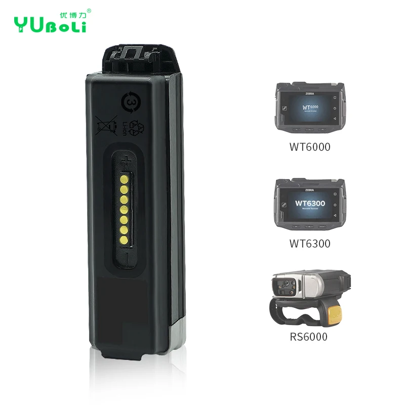 Factory Full decoding compatibility NEW Batteryfor Zebra Symbol WT6000 RS6000 WT60A0 Battery BTRY-NWTRS-33MA-01 BT000262A01