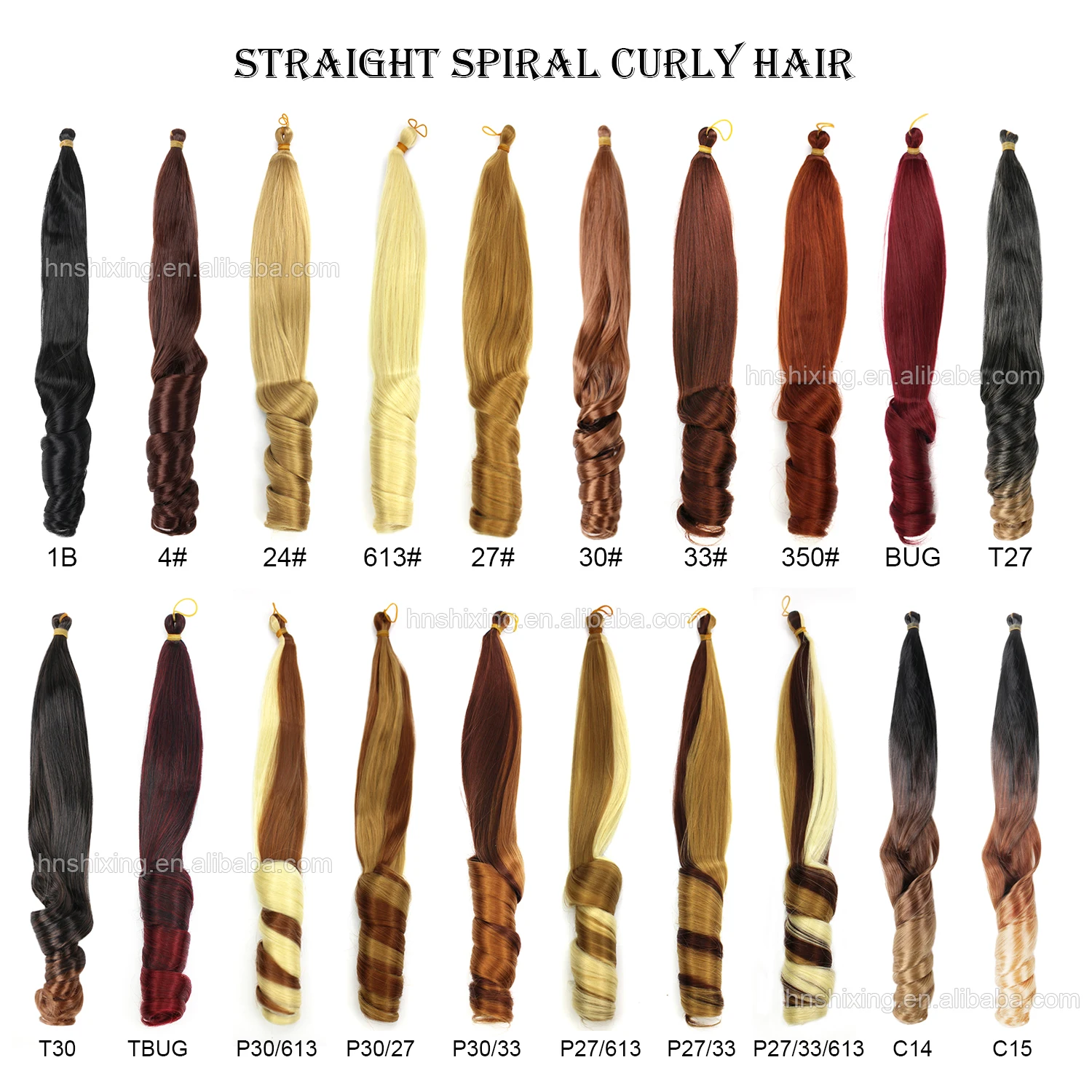 14 18 22 24 inch Loose Wavy Spanish Curly Braids Hair french curly crochet hair Spiral Curly Crochet Braiding Hair