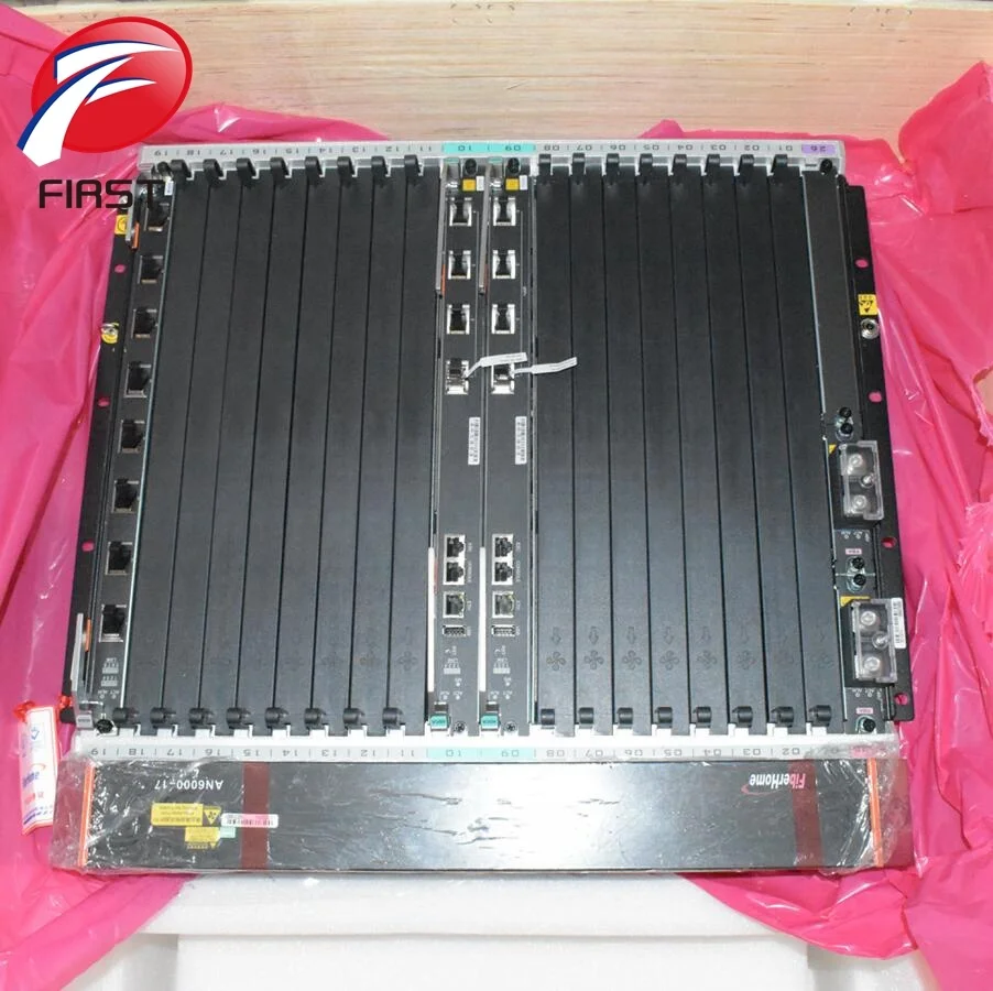 AN6000-17 GPON OLT with board HSCA HU8A 10G uplink  Match With 10g Gmoa Gpoa Combo C+ C++ Sfp Module