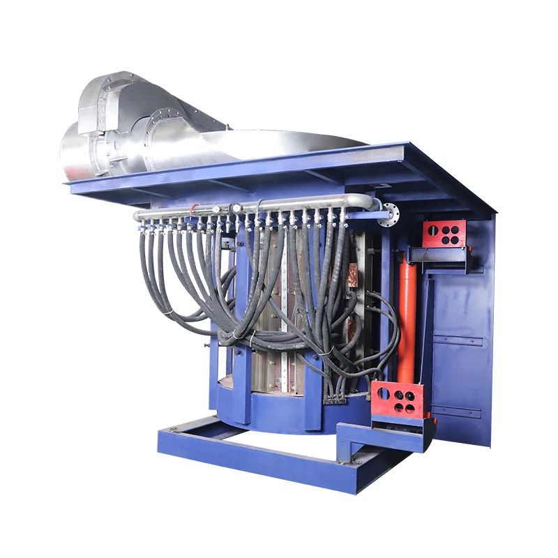 Induction magnetic melting  furnace for copper smelting