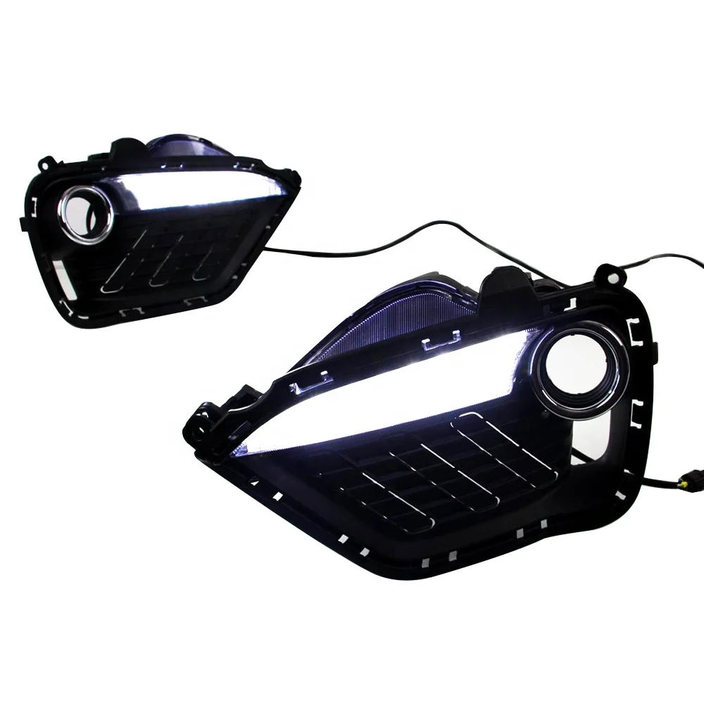 Replacement Strip DRL Daytime Running Light l For Kia  K2 For RIO 2016 - 2017  LED Front Bumper Headlight 363CY