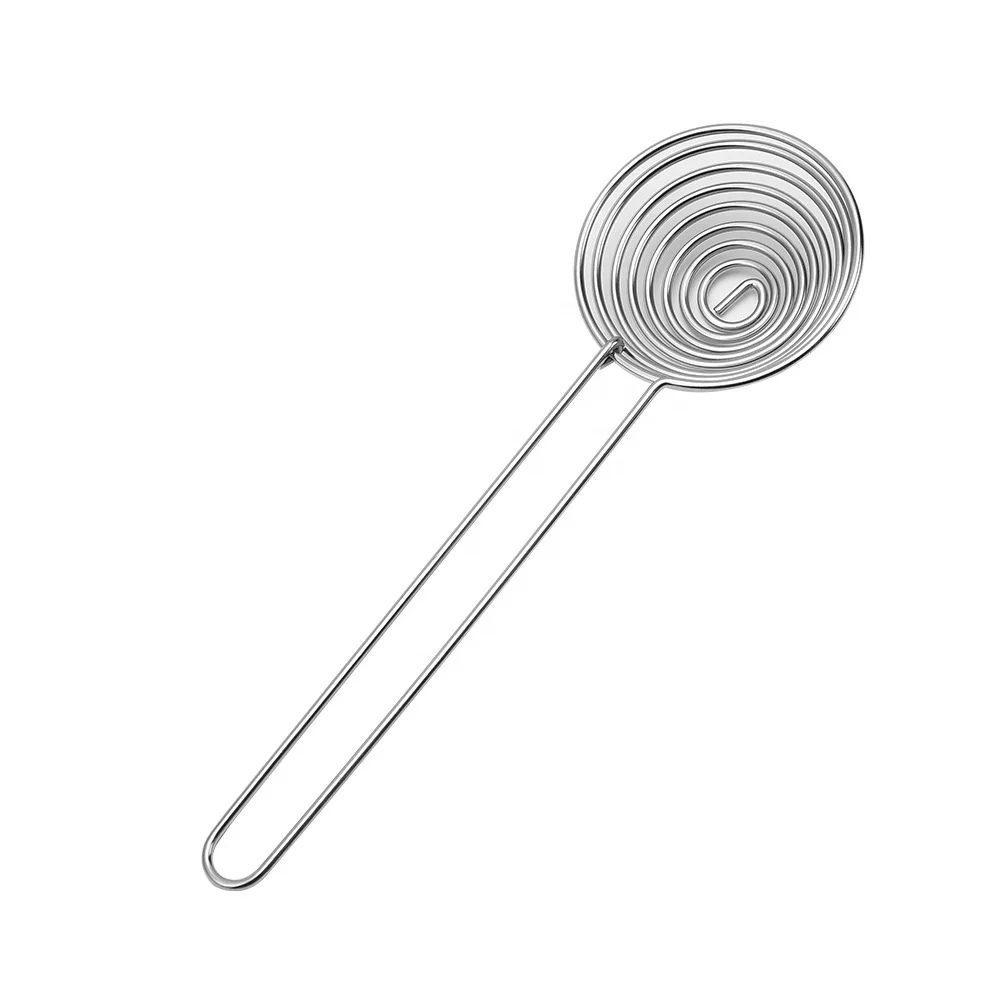 Креативный 304 из нержавеющей стали разделитель яичного белка с удлиненной ручкой желтка для горячей рыбалки