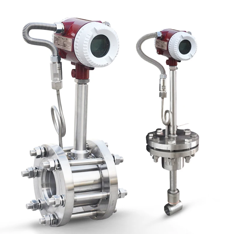 RS485 heated pulse output heated new steam lpg precession vortex flowmeters flow meter