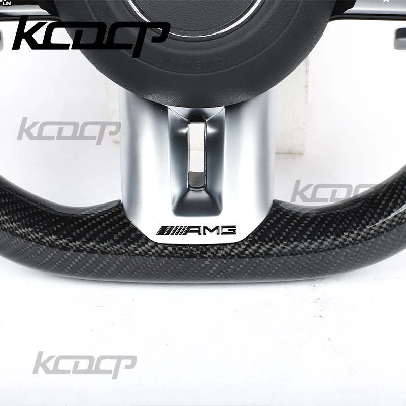 For Benz AMG GT W205 W204 C63 G63 W213 W223 W206 G500 A45 Carbon Fiber Steering Wheel