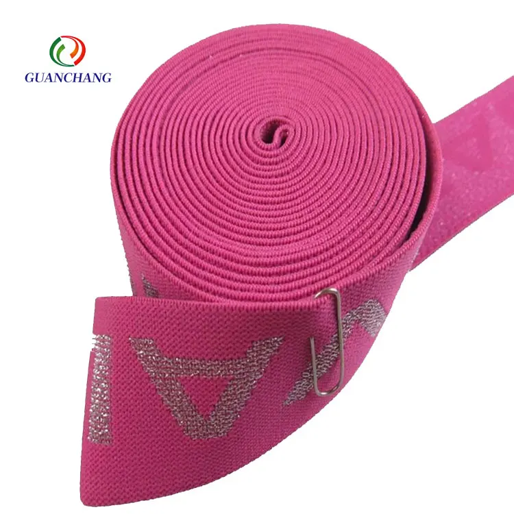 Wholesale Custom Durable Fashion Nylon Jacquard Braidedearringslastic Polyester 25MM Printedchaining Straearringsogo Manufacture