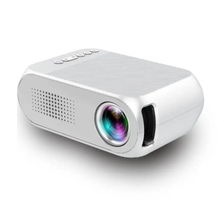 3.5mm Audio Support 1080P HD YG320 Mini Portable LED Projector Playback USB Projector 600 Lumen Home Media Player