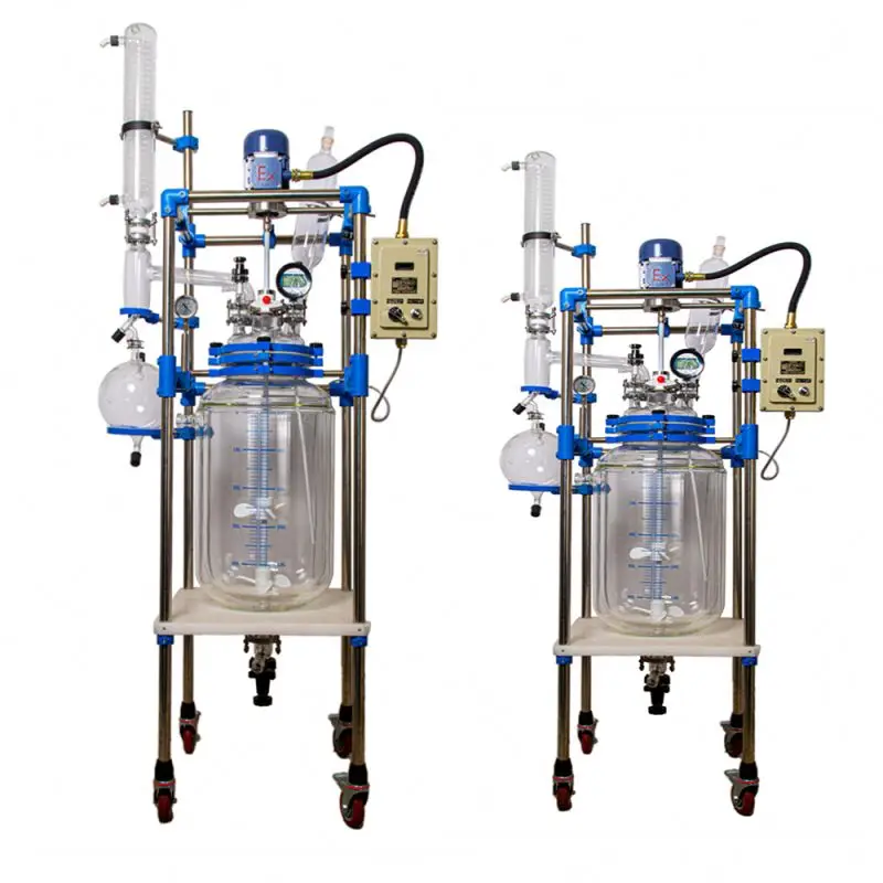 200l Industrial Stirred Tank Reactor With Ptfe Stir