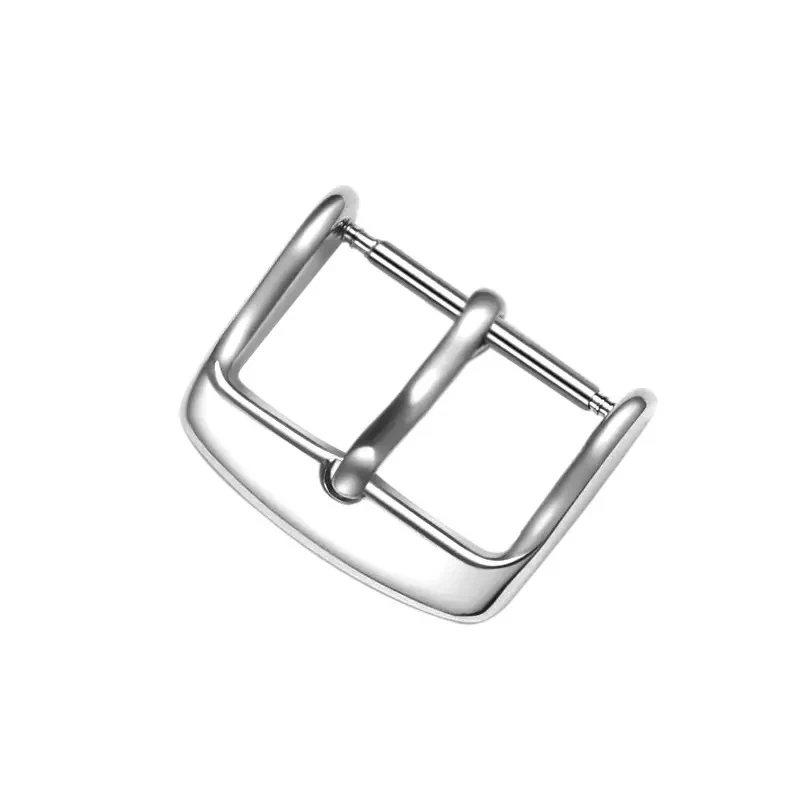 10 12 14 16 18 20 22 24 mm Watchbands Buckle Stainless Steel Pin Clasp Watch Accessories Leather Band Strap Watch Buckle