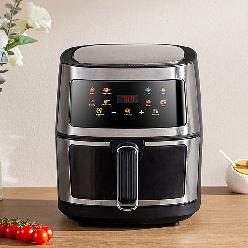 5.5L Lcd Display Electric Household Fryer Cheap Mini Mechanical Air Fryer Oven Deep Digital Oil Free Cooker Toaster Air Fryers