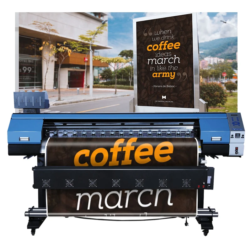 Fortune 3.2 m eco-solvent type printer with DX5 print head