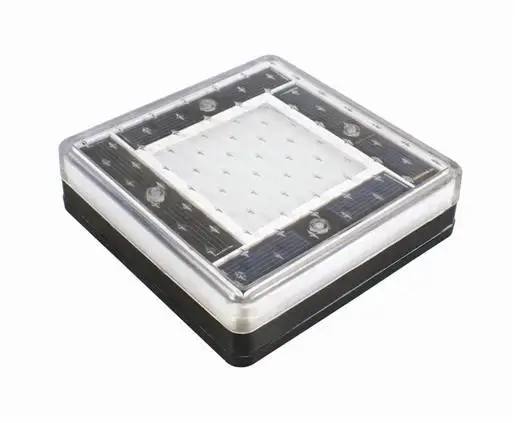 Waterproof IP65  6 LED Garden Landscape Solar Led Brick Lighting Brick Lighting for Pavers Solar LED Ground Light