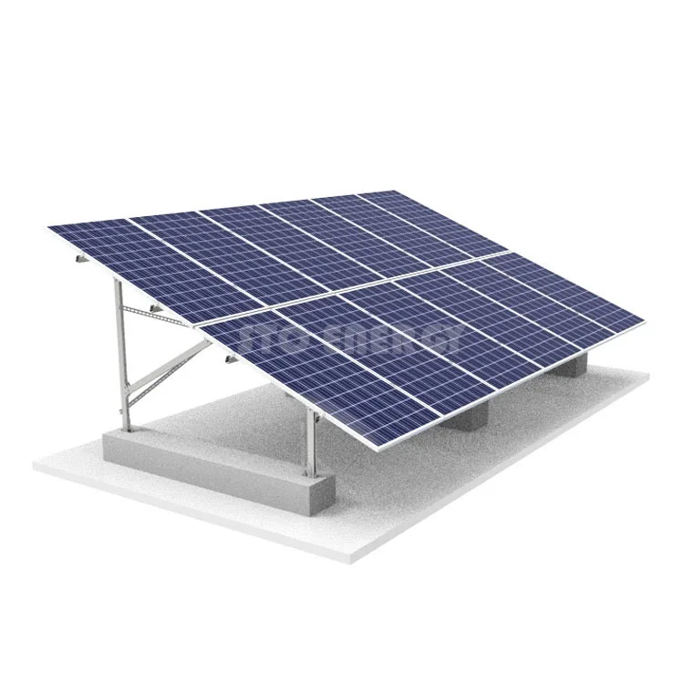 1MW Large-scale steel Structures Framed PV Modules Solar Farm Racking System Ground Mounting Solar Panel Mount System