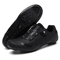 Lockless Power Cycling Casual Breathable Lock Riding Shoes Man Highway Mountain Self-Driving Sneaker